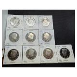 10 Kennedy Half Dollars - Very Nice Condition 1980 S, 1981 S, 1982 S, 1983 S, 1984 S, 1985 S, 1986 S, 1987 S, 1988 S, 1989 S 10 Kennedy Half Dollars - Very Nice Condition 1980 S, 1981 S, 1982 S, 1983 S, 1984 S, 1985 S, 1986 S, 1987 S, 1988 S, 1989 S