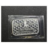 2023 Stack's and Bowers 1 oz Silver Bar 2023 Stack's and Bowers 1 oz Silver Bar