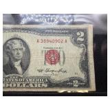 1953 Series Red Seal $2 Bill 1953 Series Red Seal $2 Bill