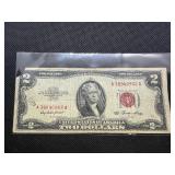 1953 Series Red Seal $2 Bill 1953 Series Red Seal $2 Bill