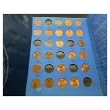 Partially Complete Lincoln Memorial Cents Book Starting 1959 Partially Complete Lincoln Memorial Cents Book Starting 1959