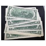 Ten Sequential $2 Bills Ten Sequential $2 Bills