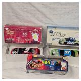 1/24th Nascars-Mark Green, Bill Elliot, Jeff Gordon-(3)