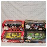 1/24th Nascars-Remington, Eagle One, Valvoline, John Deere(4)