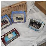 Six Die Cast Cars as Shown