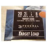 2 Boxes of Federal Target Load 20 Gauge Shotgun Shells