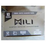 4 Boxes of Mili 12 Gauge Slugs