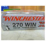 3 Boxes of 270 Winchester Rifle Cartridges