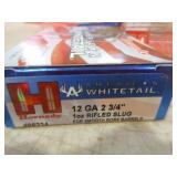 5 Boxes of Hornady American Whitetail 12 Gauge Rifled Slugs