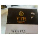5 Boxes of YTR Troy 410 Gauge Shotshells