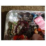 3 lb. 5 oz.Tray of Costume Jewelry