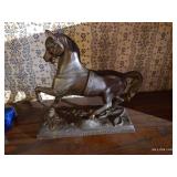 2 lb. 7 oz. Metal Horse Sculpture
