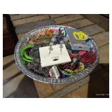 1 lb. 3 oz. Tray of Costume Jewelry Earrings