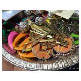 1 lb. 3 oz. Tray of Costume Jewelry Earrings