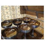 (6) Matching Goblets - 4.75" Tall