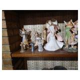 (9) Decorative Angel & Fairy Figurines