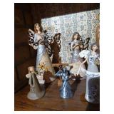 (9) Decorative Angel & Fairy Figurines