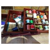 Vintage Sewing Box & Basket