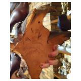Hand-Carved Wooden Bird Wall Decor