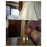 Coffee Table with Folding Leaves, End Table, & Lamp