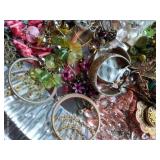 (2) Trays of Costume Jewelry Earrings