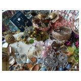 (2) Trays of Costume Jewelry Earrings
