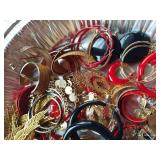 (2) Trays of Costume Jewelry Earrings