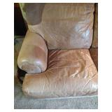 Leather Couch - 69" Wide x 49" Deep