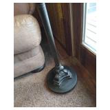 62" Tall Metal & Glass Floor Lamp