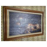 Terry Redlin Wall Art "Evening Frost" - 29" x 19"