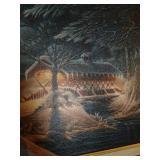 Terry Redlin Wall Art "Evening Frost" - 29" x 19"