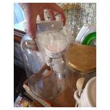 Canisters, Collapsible Collander, Folding Cutting Board, & Serving Tray