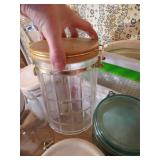 Canisters, Collapsible Collander, Folding Cutting Board, & Serving Tray