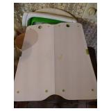 Canisters, Collapsible Collander, Folding Cutting Board, & Serving Tray