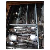 Drawer of Flatware & Nutcrackers