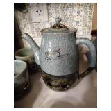 Vintage Otagiri Samayaki Double-Walled Coffee/Tea Set