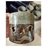 Vintage Otagiri Samayaki Double-Walled Coffee/Tea Set