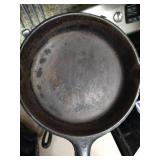(2) Cast Iron Pans - #3, & #8