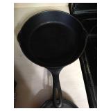 (2) Cast Iron Pans - #3, & #8