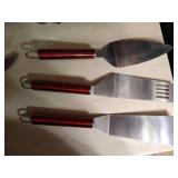 Platter with Serving Utensils Including OXO Brand