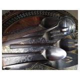 Platter with Serving Utensils Including OXO Brand