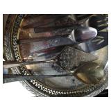 Platter with Serving Utensils Including OXO Brand