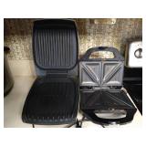 George Foreman Countertop Grill & Insignia Sandwich Maker