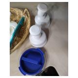 Basket of Graters, Peelers, Corkscrews, Can Openers, Patty Makers, Etc.