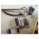 Basket of Graters, Peelers, Corkscrews, Can Openers, Patty Makers, Etc.