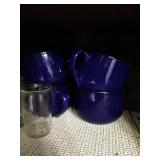 (2) Shelves of Glasses & Stemware