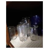 (2) Shelves of Glasses & Stemware