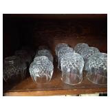Lot of Small Drinking Glasses - 2 Sizes