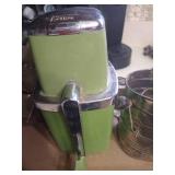 Crock Pot, Vintage Sifter, Grater, & Ice Crusher