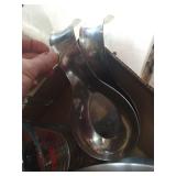 Stainless Steel Mixing Bowls, Measuring Cups, & Measuring Spoons, & Pyrex Measuring Cups